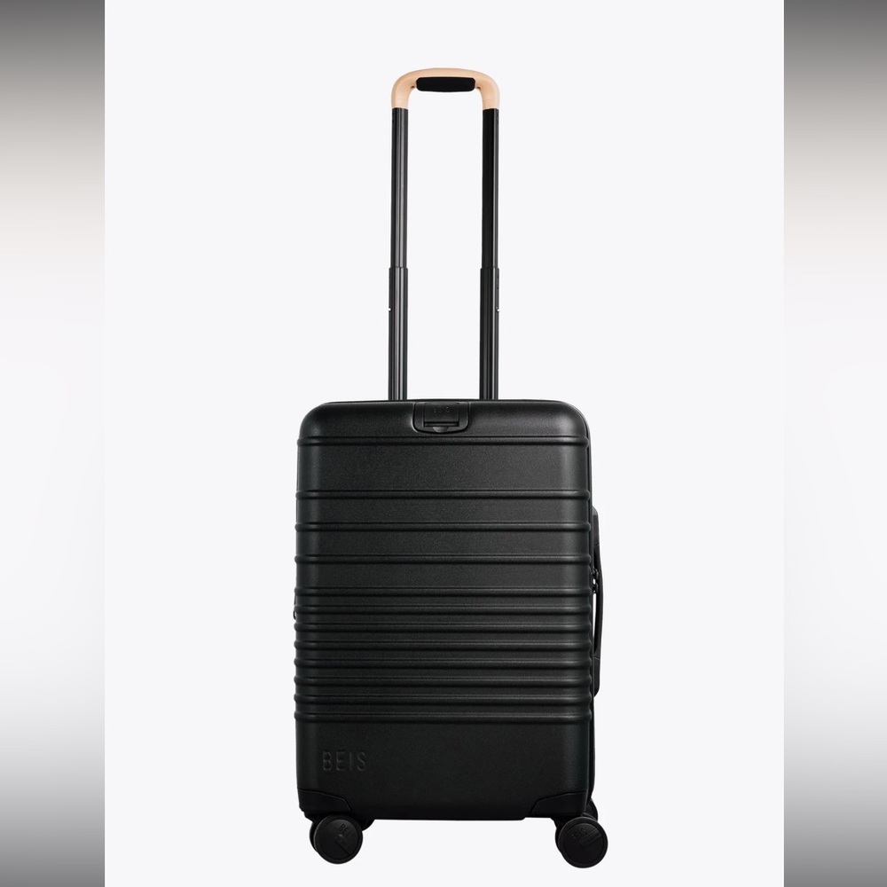 BEIS Black Hard-Shell Carry On Suitcase